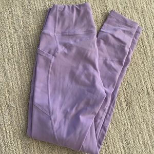TYC LILAC heart booty resilient leggings
